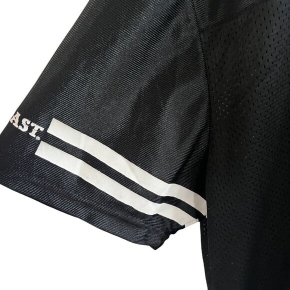 Mens Moisture Wicking Dri-Fit Shirt XL Black White Graphic Print Quick Dry - Picture 3 of 6